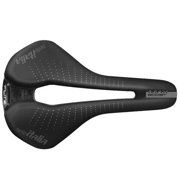 Selle Italia Sadel Max Flite Boost Gel Ti365 Superflow Sort 155 mm