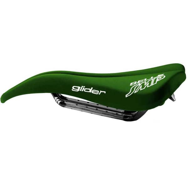 Selle Smp Carbon Satula Glider Vihreä 136 mm