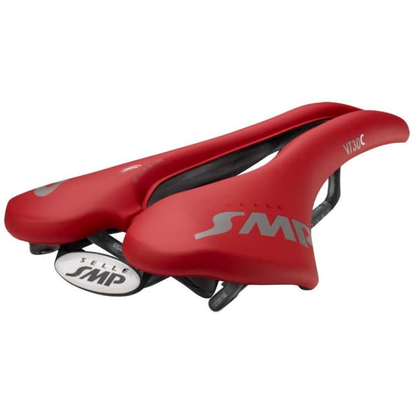 Selle Smp Carbon Sadel Vt30c Röd 155 mm