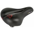 Miniatyrbillede 1 af 4: Velo Sadel Plush Gel Elasto Sort 213 mm