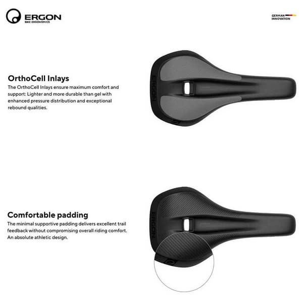 Ergon Naisen Satula Sm E-mountain Pro Musta 157 mm