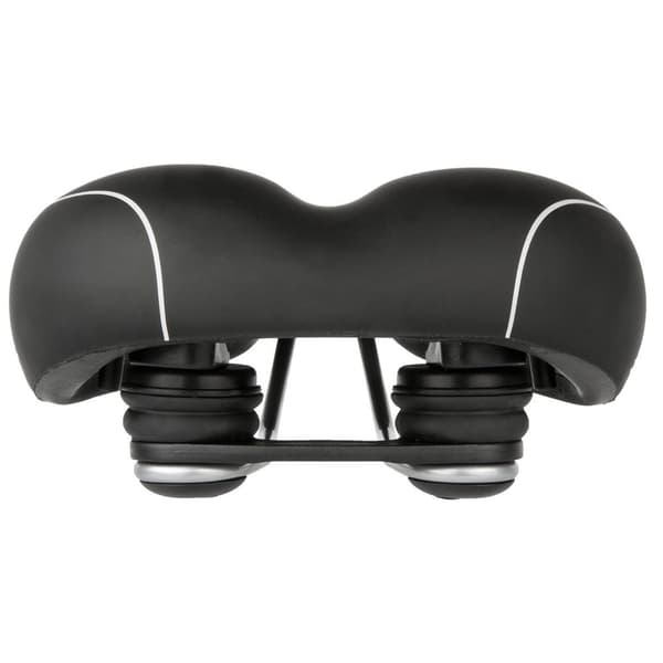 Velo Plush Elasto Sadel Sort 211 mm