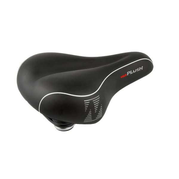 Velo Plush Elasto Sadel Sort 211 mm