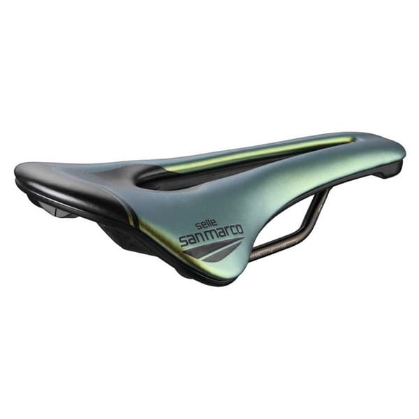 Selle San Marco Satula Shortfit 2.0 Open-fit Racing Hopeinen 144 mm