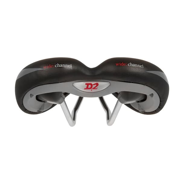 Velo Sadel Wide Channel Svart 175 mm