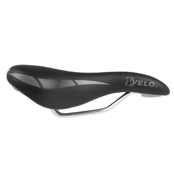Velo Sadel Wide Channel Svart 175 mm