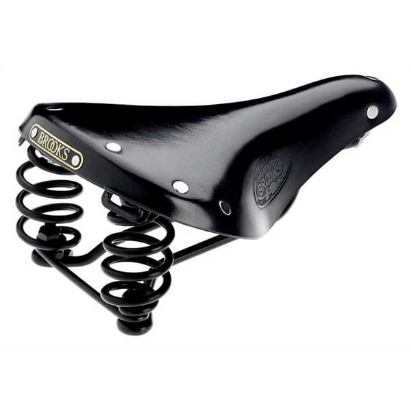 Brooks England Kvinde Sadel Flyer S Sort 176 mm