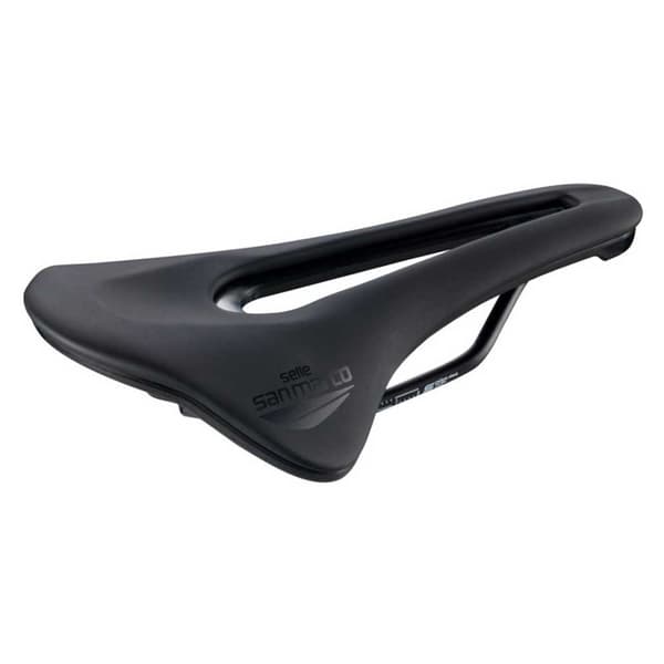 Selle San Marco Satula Shortfit 2.0 Open-fit Sport Wide Hopeinen 155 mm