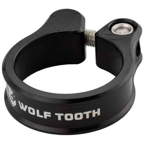 Wolf Tooth Sadelklämma Cnc Svart 38.6 mm