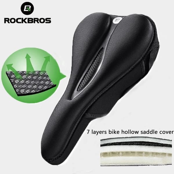 Rockbros gel Cykelsätesöverdrag av silikon - Large