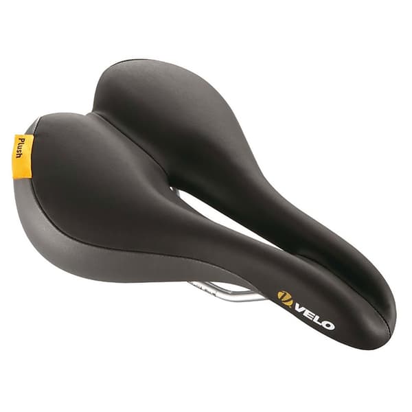 Velo Sadel Plush Inclined Sort 174 mm