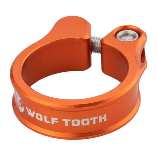 Wolf Tooth Sadelklämma Cnc Orange 36.4 mm