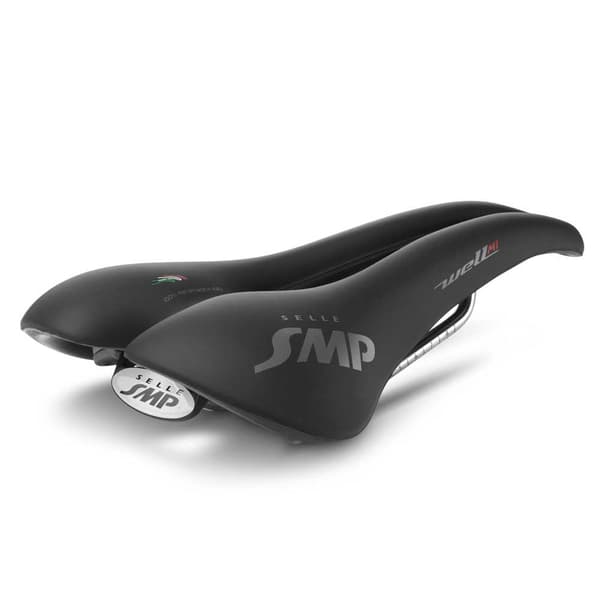 Selle Smp Well M1 Carbon Sadel Sort 163 mm