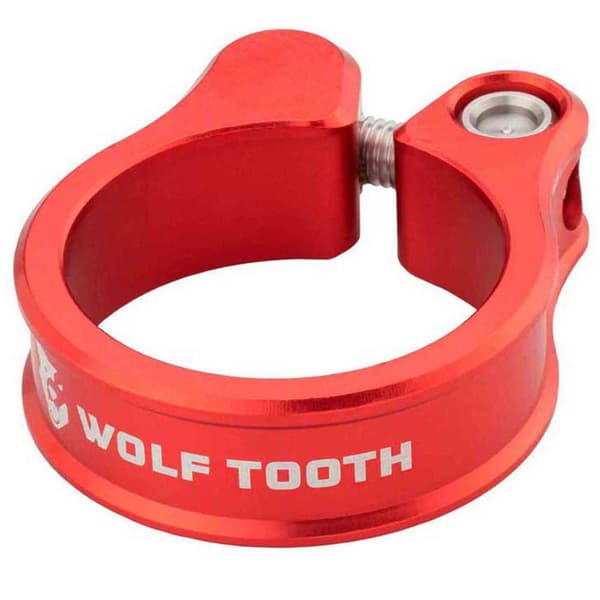 Wolf Tooth Sadelklämma Cnc Röd 31.8 mm