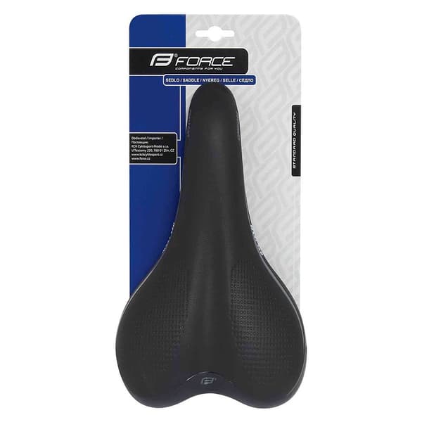 Force Comfort Gel Tech Cykelsadel Svart 160mm
