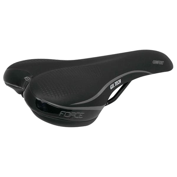 Force Comfort Gel Tech Cykelsadel Svart 160mm