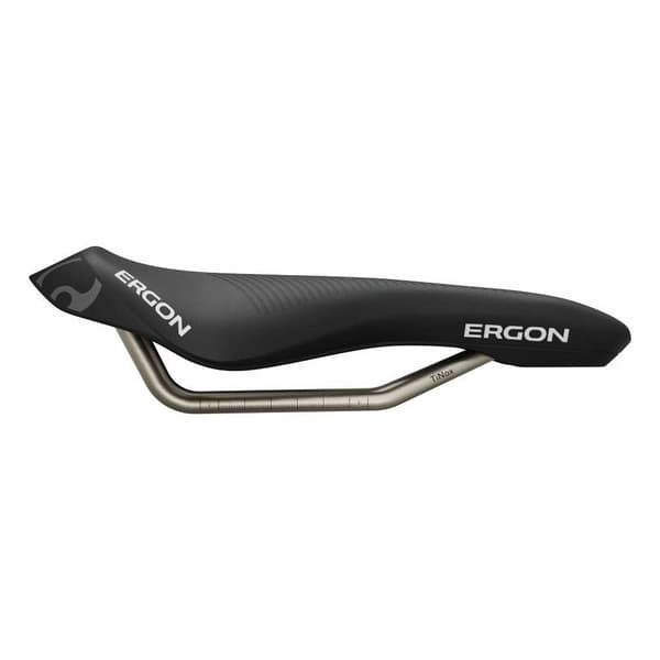 Ergon Sr Tri Men Mid Titanium Cykelsadel Svart 130 mm