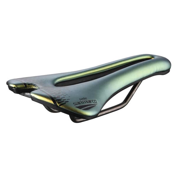 Selle San Marco Aspide Short Open-fit Racing Cykelsadel Gylden 149 mm