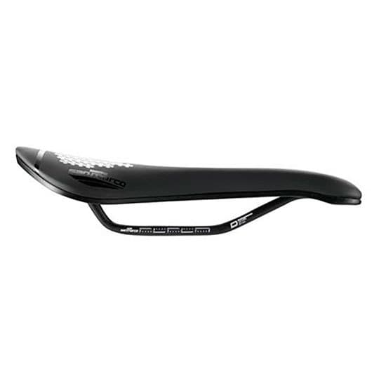 Selle San Marco Aspide Short Open-fit Dynamic Wide Cykelsadel Svart 155 mm
