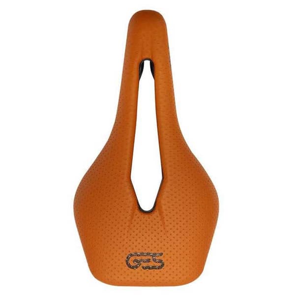 Ges Zela 0 Cykelsadel Orange 143 mm