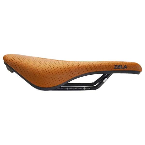 Ges Zela 0 Cykelsadel Orange 143 mm
