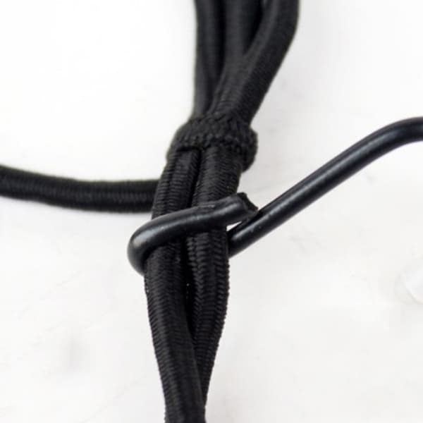 INF Motorsykkelhjelmnett - 40x40cm - Nylon Elastisk lastenett 0