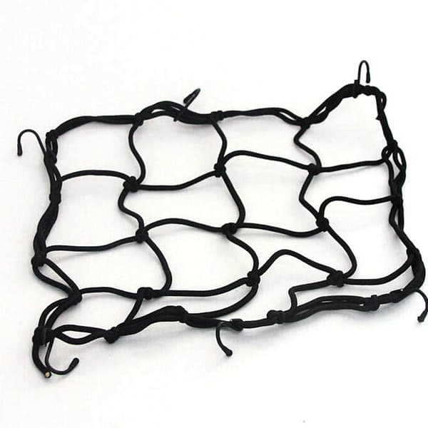 INF Motorcykelhjelmnet 30x30cm - Fastgør Din Hjelm Med Leathed 0