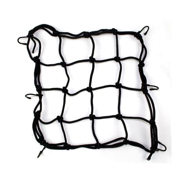 INF Motorcykelhjelmnet 30x30cm - Fastgør Din Hjelm Med Leathed 0