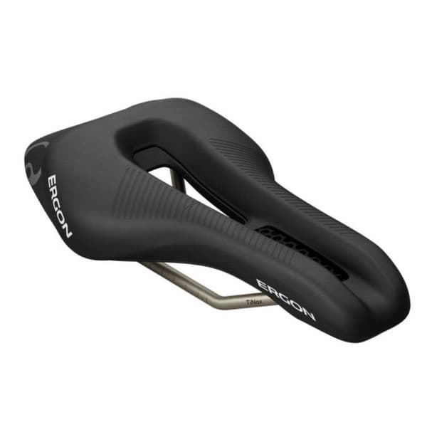 Ergon Sr Tri Women Mid Titanium Cykelsadel Sort 130 mm