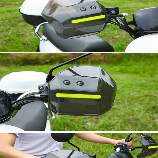 INF Motorsykkel håndvernsett med reflekser 0