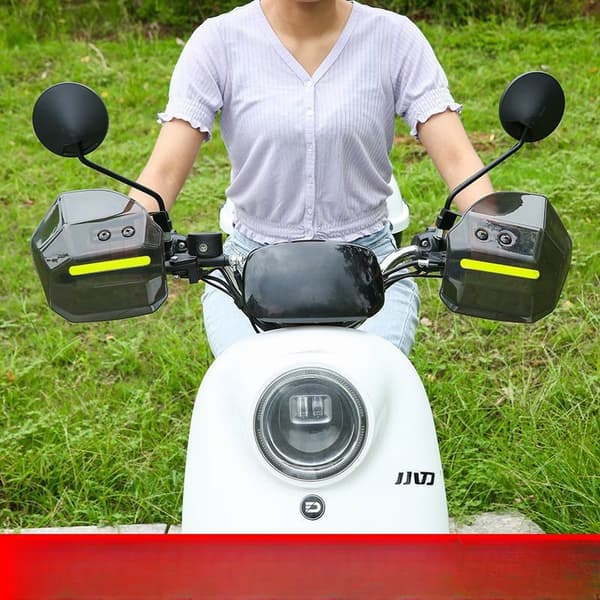 INF Motorsykkel håndvernsett med reflekser 0