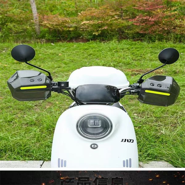 INF Motorsykkel håndvernsett med reflekser 0