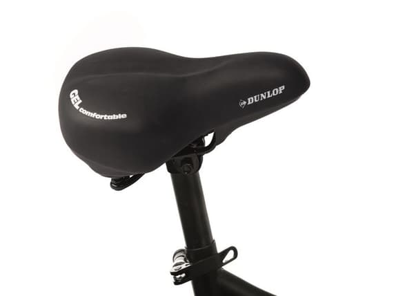 Cykelsadel - Dunlop - Svart - Gel - Monteras själv - Unisex