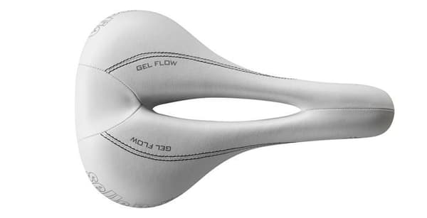 Sadel - sadelstolpe Selle italia Selle Lady Gel Flow White