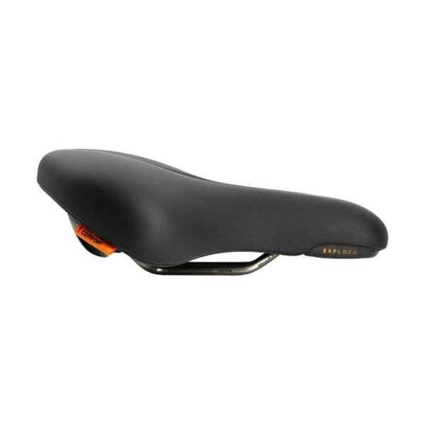 Explora anatomical gel sadel - Selle Royal - svart - 253x218 mm