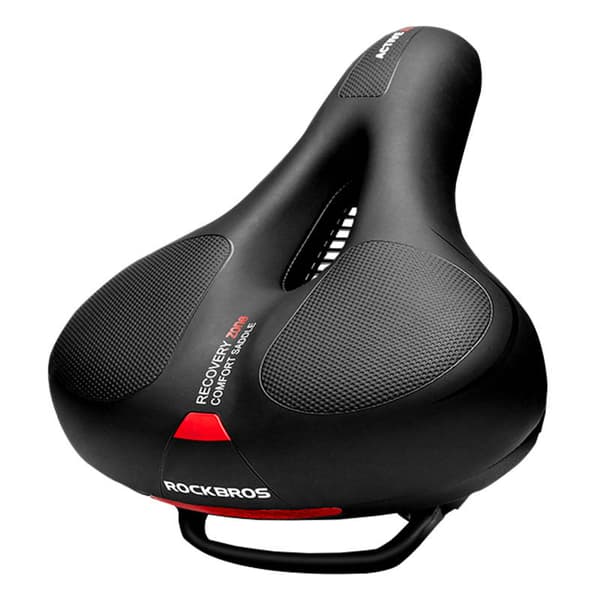 Cykelsadel Rockbros AQ-6090R (svart-röd)