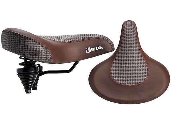 VELO VL8088 CYKELSADEL BRED SOFFA BRUN