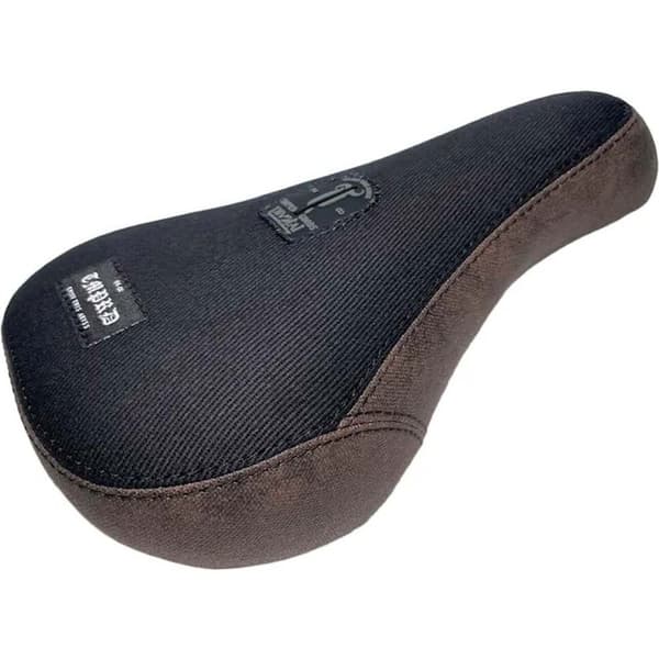 Tempered Pleather Fat Cykelsadel Sort