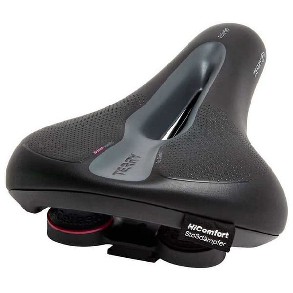 Terry Fisio Fisio Flex Gel Cykelsadel Svart 173 mm