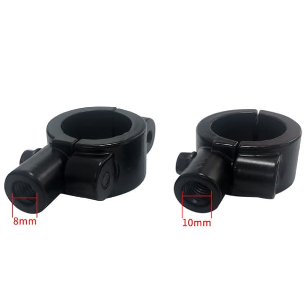 INF Motorcykel spejlmontering klemme til 25 mm styr (par) M8