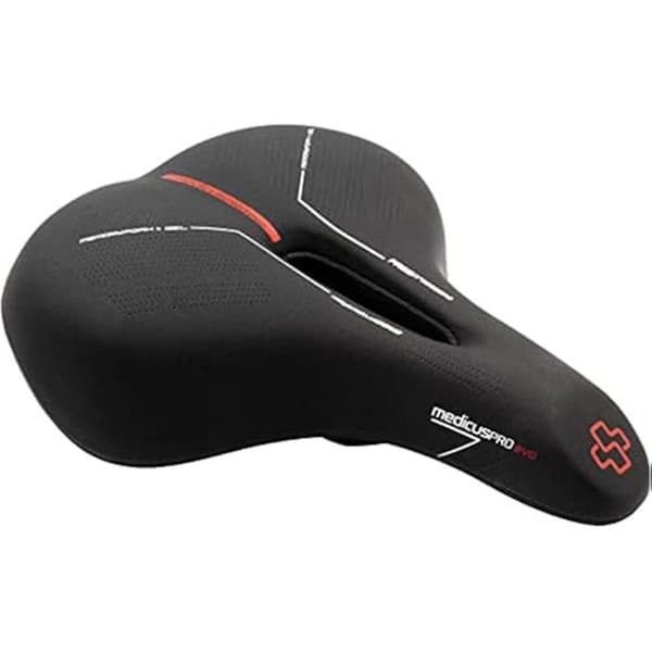 Cykelsäte - WITTKOP - MEDICUS PRO EVO 3.0 - Memoryskum - Ergonomisk design - NAWAVE-system