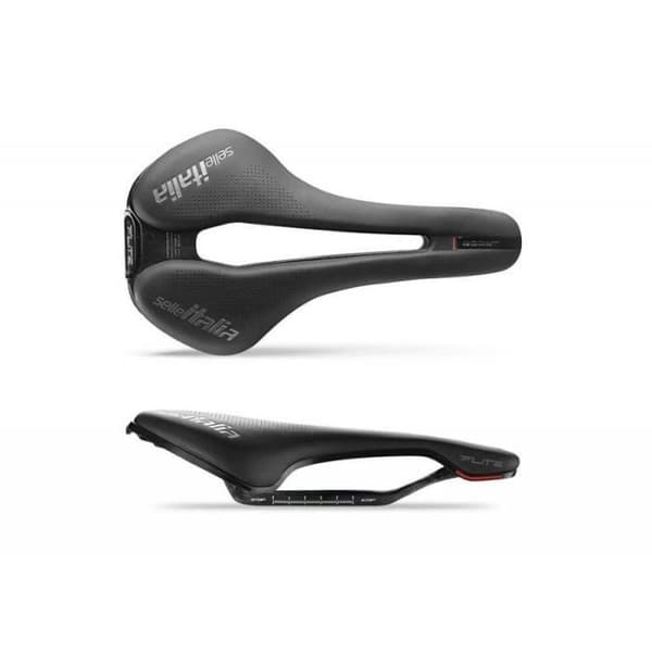 Selle Italia Flite Boost Superflow Kit Carbon racercykelsadel - svart - Herr - Vuxen