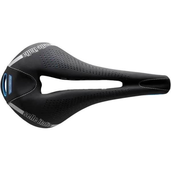 Selle Italia Max Flite E-Bike Gel Superflow Sadel svart/blå