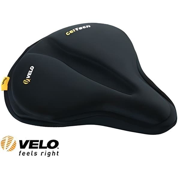 Anatomical Gel Bike Sadel Cover Large Svart 287x270mm - Bekväm och ergonomisk