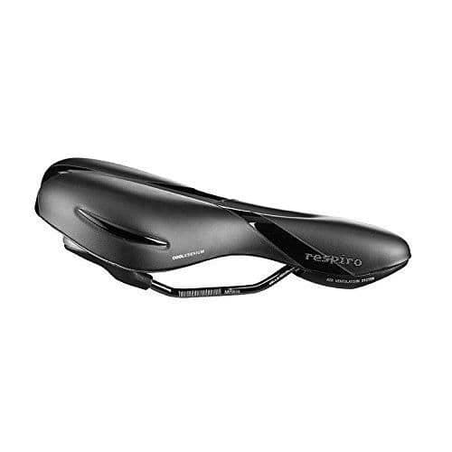 Cykelsadel - Selle Royal - Respiro Soft Moderate - Svart - 26,3 x 19,9 cm - RoyalGel