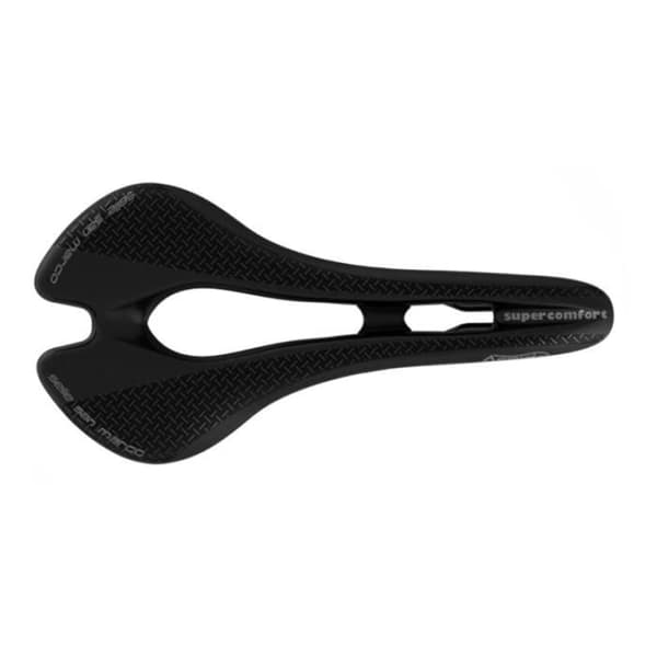Sadel - San Marco - Aspide Supercomfort Dynamic Wide Open - Mangan - Kolfiber - Biofoam Plus