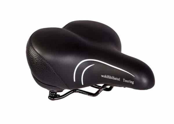 Sadel - P-p pro cykelstolpe - 2204200055 - Touringcykelsadel - Svart - Standard