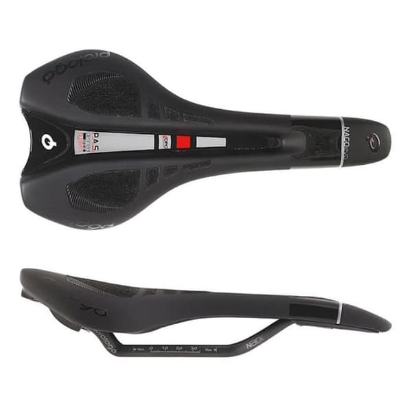 Sadel - Prologo - Nago evo Pas Nack CPC - 134 mm - Matt svart - Optimal komfort