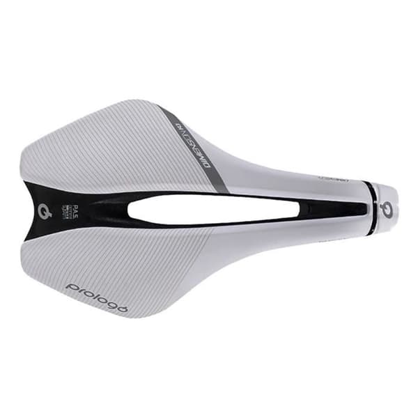 Sadel Prologo Dimension TiroX 143mm vit svart