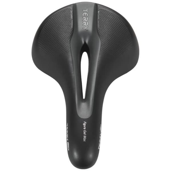 MTB-sadel - TERRY - Figura Gel Max - Gelpad - Utan fjädring - Svart